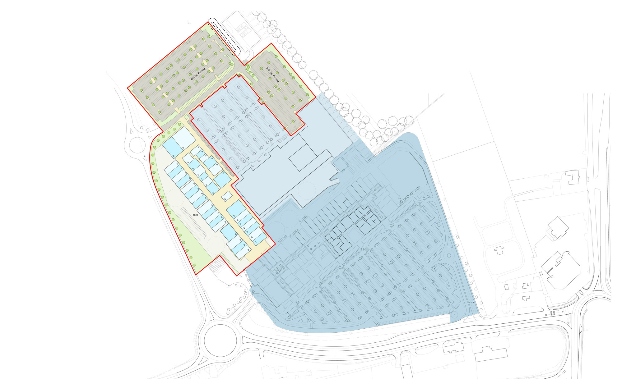 Designer Village extension layout plan